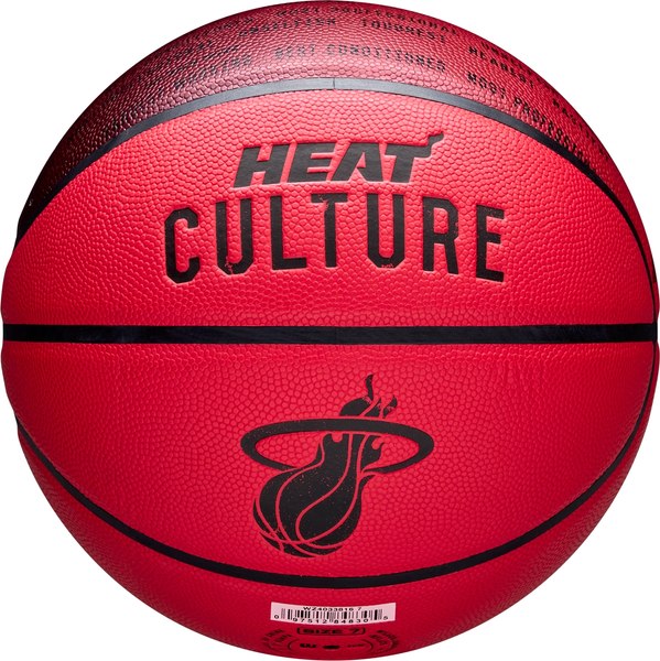 Баскетбольный мяч Wilson Nba Team City Collector Mia Heat / WZ4033816XB7