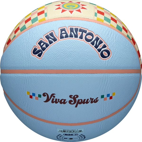 Баскетбольный мяч Wilson Nba Team City Collector San Spur / WZ4033827XB7