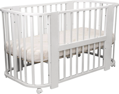 Детская кровать-трансформер INDIGO Baby Line 5 в 1 (белый) - 