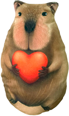 

Мягкая игрушка, Капибара с сердечком / 19.31.1