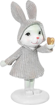 Статуэтка Elan Gallery Зайка в бежевом плаще / 210198 -