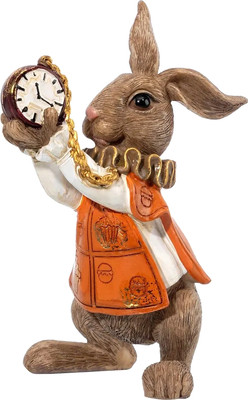 Статуэтка Elan Gallery Кролик с часами / 210205 - 