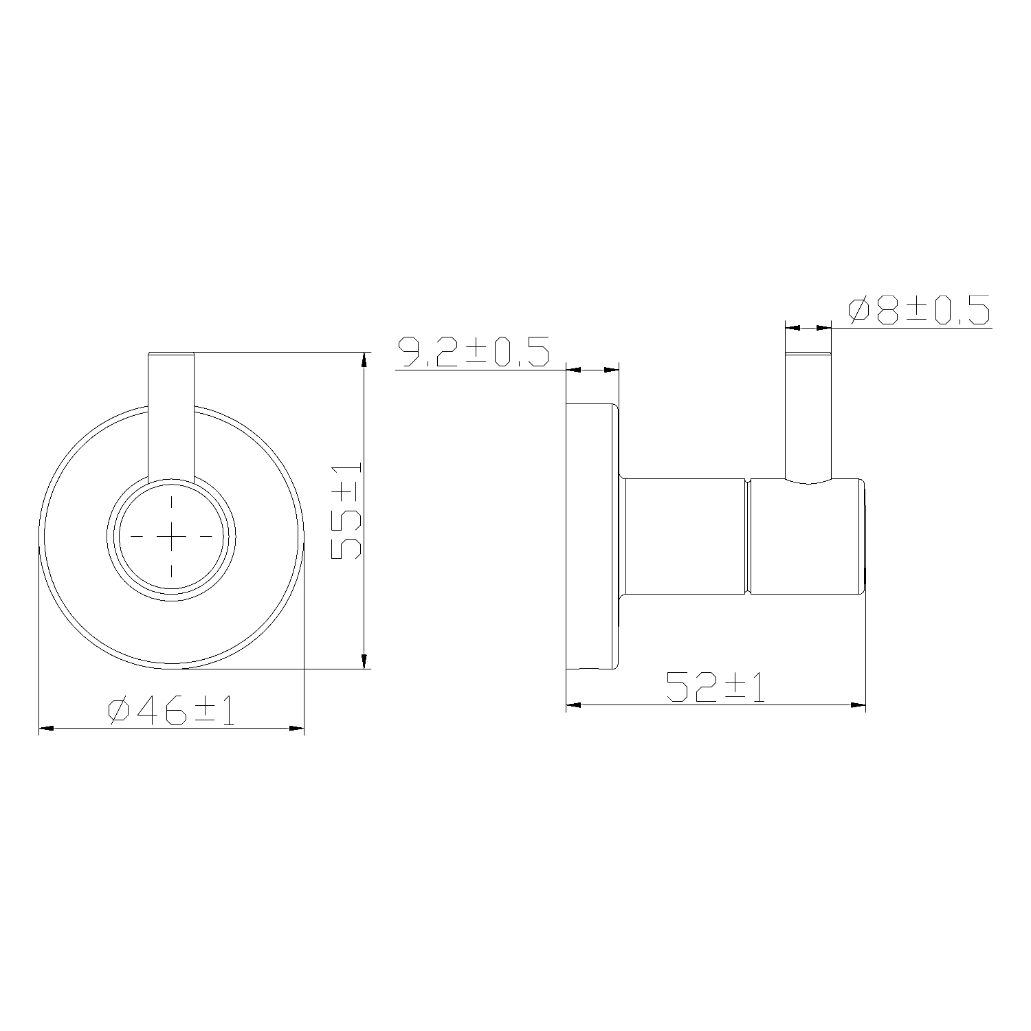 Крючок для ванной Lauter 21T2010 (Matt Black) — фото 6