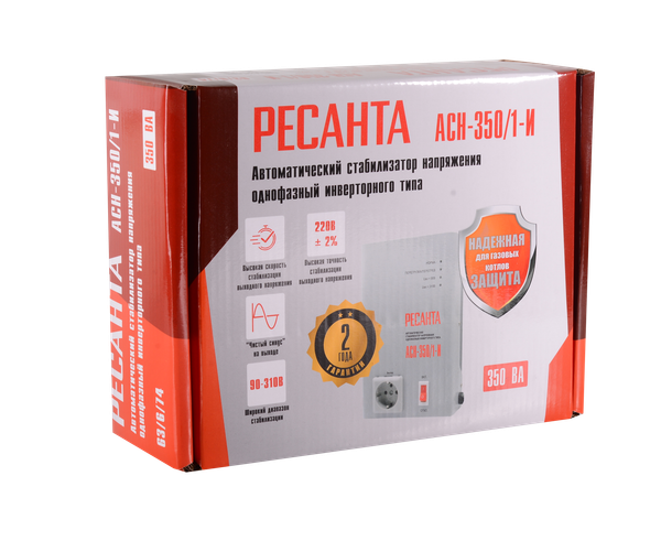 Стабилизатор напряжения Ресанта АСН-350/1-И (63/6/74)