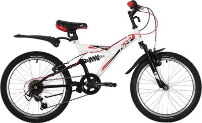Детский велосипед Novatrack Dart / 20SS6V.DART.WT20 (разобранный, в коробке) - 