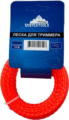 Леска для триммера Vertex Tools 4мм / YK-777-4-15 (15м) - 