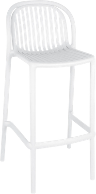 Стул пластиковый Sheffilton SHT-S182-1 / 284943 (пластик/пластик, белый) - 
