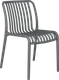 Стул пластиковый Sheffilton SHT-S173 / 288170 (пластик, темно-серый RAL 7024) - 
