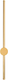 Бра INhome Estetika ART-80B-40GL / 4690612057835 (золото) - 