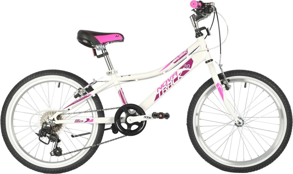 Детский велосипед Novatrack Alice / 20SH6V.ALICE.WT21 (разобранный, в коробке)