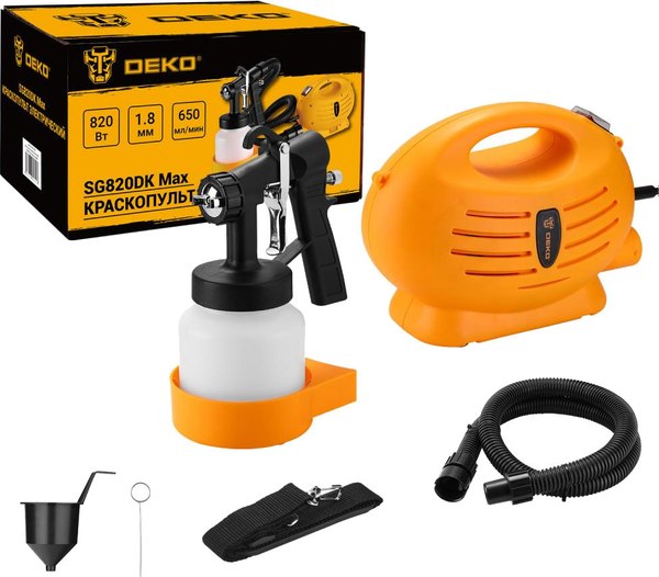 Краскопульт электрический Deko SG820DK Max / 083-1128