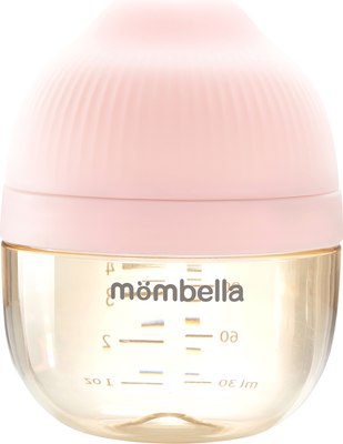 Бутылочка для кормления Mombella 8142 (120мл, розовый) - 