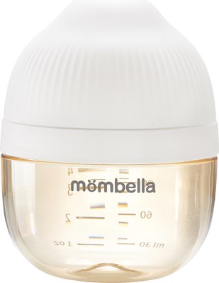 Бутылочка для кормления Mombella 8140 (120мл, белый) - 