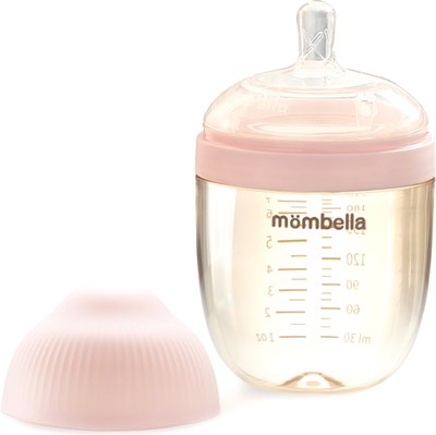 Бутылочка для кормления Mombella 8143 (210мл, розовый) - 