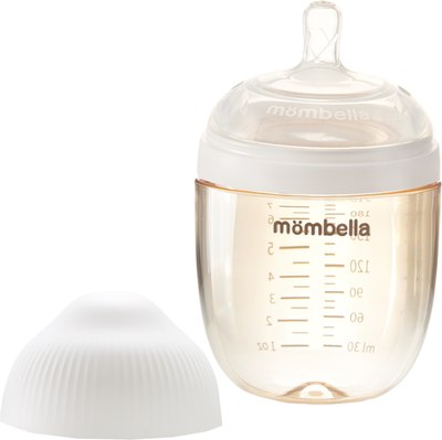Бутылочка для кормления Mombella 8141 (210мл, белый) - 