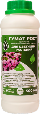

Удобрение, Для цветущих растений Концентрат гуминовых веществ из торфа