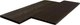 Доска ДПК UnoDeck Letto 200x25 (3000мм, графит) - 