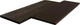 Доска ДПК UnoDeck Letto 300x25 (3000мм, венге) - 