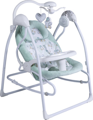 Качели для новорожденных Sweet Baby Pure Pinguino Green 2в1 (зеленый) - 