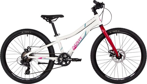 Велосипед Novatrack 24 Novara / 24AHD.NOVARA.10WT5 (белый, разобранный, в коробке)