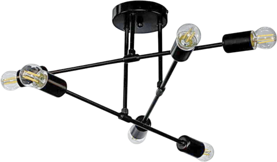 Люстра Aitin-Pro НПБ 02-6x60-101 / 0809/6 (черный)