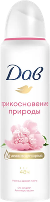 Дезодорант-спрей Dove Прикосновение природы Нежный аромат пиона (150мл) -