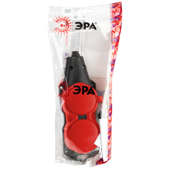 Колодка удлинителя ЭРА KX-2e-RED-IP44 / Б0068443 — фото 6