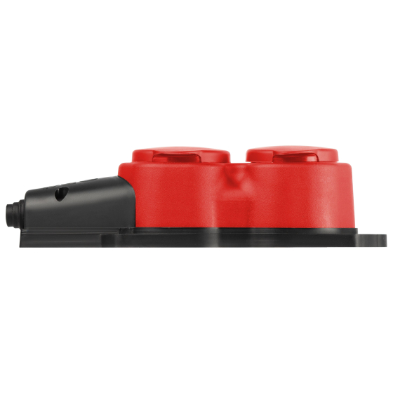 Колодка удлинителя ЭРА KX-2e-RED-IP44 / Б0068443 — фото 4