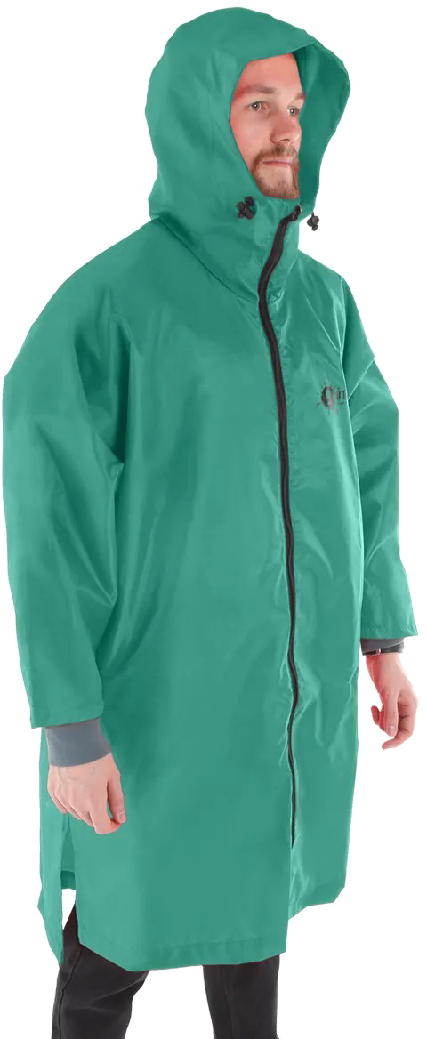 Пончо для охоты и рыбалки BTrace Rain Zipper / V0631-M-GR (р.46-50, зеленый)