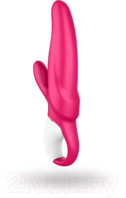 Вибромассажер Satisfyer Mr. Rabbit с клиторальным отростком 93989 / EE73-867-1017 (ярко-розовый)