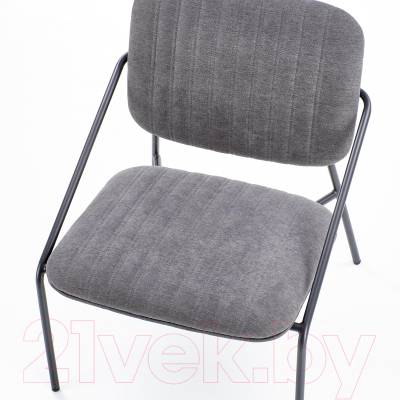 Кресло мягкое Halmar Dennis (серый)