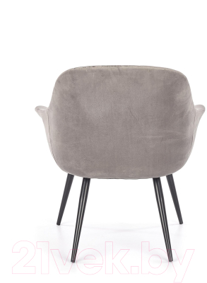 Кресло мягкое Halmar Elegance (серый/черный)