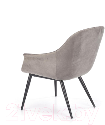 Кресло мягкое Halmar Elegance (серый/черный)
