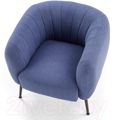 Кресло мягкое Halmar Lusso (синий)