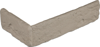 Декоративный камень гипсовый Air Stone Токио угловой элемент А01.30.У (светло-серый/серый) - 