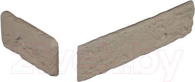 Декоративный камень гипсовый Air Stone Токио угловой элемент А01.30.У (светло-серый/серый)