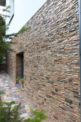 Декоративный камень бетонный Petra Олимпия 09П3 (светло-коричневый/серый)