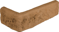 Декоративный камень бетонный Petra Версальский кирпич угловой элемент 11П3.У (кремовый/серый/бордовый) - 
