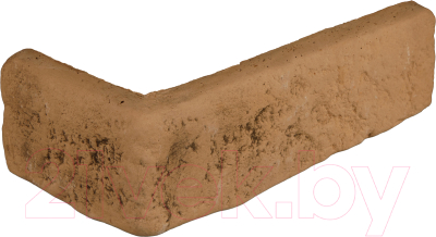Декоративный камень бетонный Petra Версальский кирпич угловой элемент 11П3.У (кремовый/серый/бордовый)