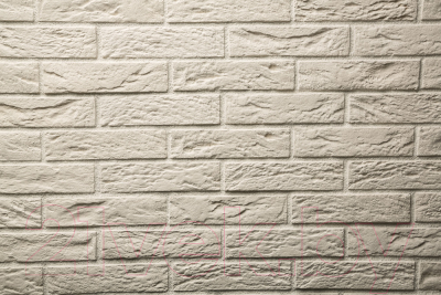 Декоративный камень бетонный Petra Туринский кирпич 12П0 (белый)