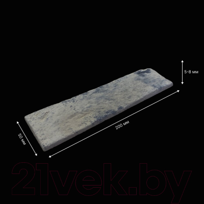 Декоративный камень бетонный Petra Туринский кирпич 12П3 (слоновая кость/серый)