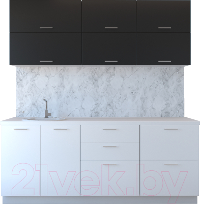 

Готовая кухня Артём-Мебель, Яна Акрил 1.8 столешница 38мм