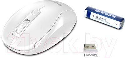 Мышь Sven RX-255W (белый)