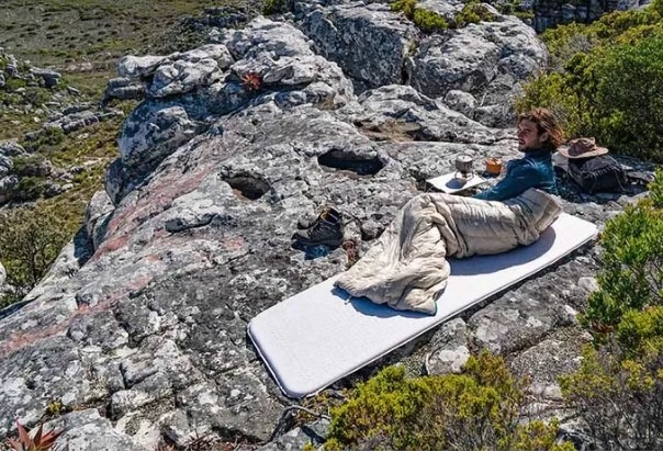Туристический коврик Naturehike 200x65x3см / NH21FCD10-G (серый) — фото 4