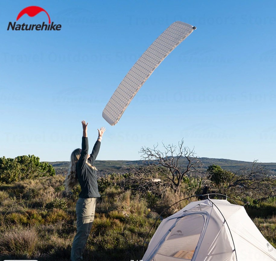 Туристический коврик Naturehike 200x65x3см / NH21FCD10-G (серый) — фото 6