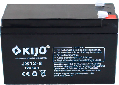 

Аккумуляторная батарея, 12V 8Ah F2 / JS12-8