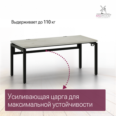 Купить Компьютерный стол Millwood Будапешт 180x80x78.85  