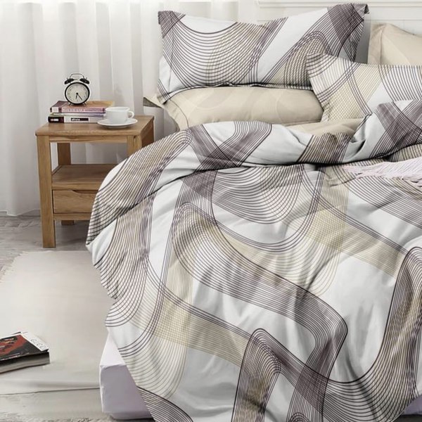 Комплект постельного белья Alleri Поплин Luxe 1.5сп / П-378