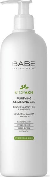 Гель для умывания Laboratorios Babe Stop Akn Purifing Cleansing Gel (400мл)
