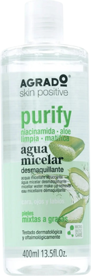 Мицеллярная вода Agrado Purify Micellar Water Make-Up Remove (400мл)